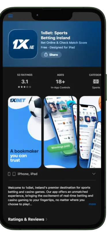 1xbet download app appstore