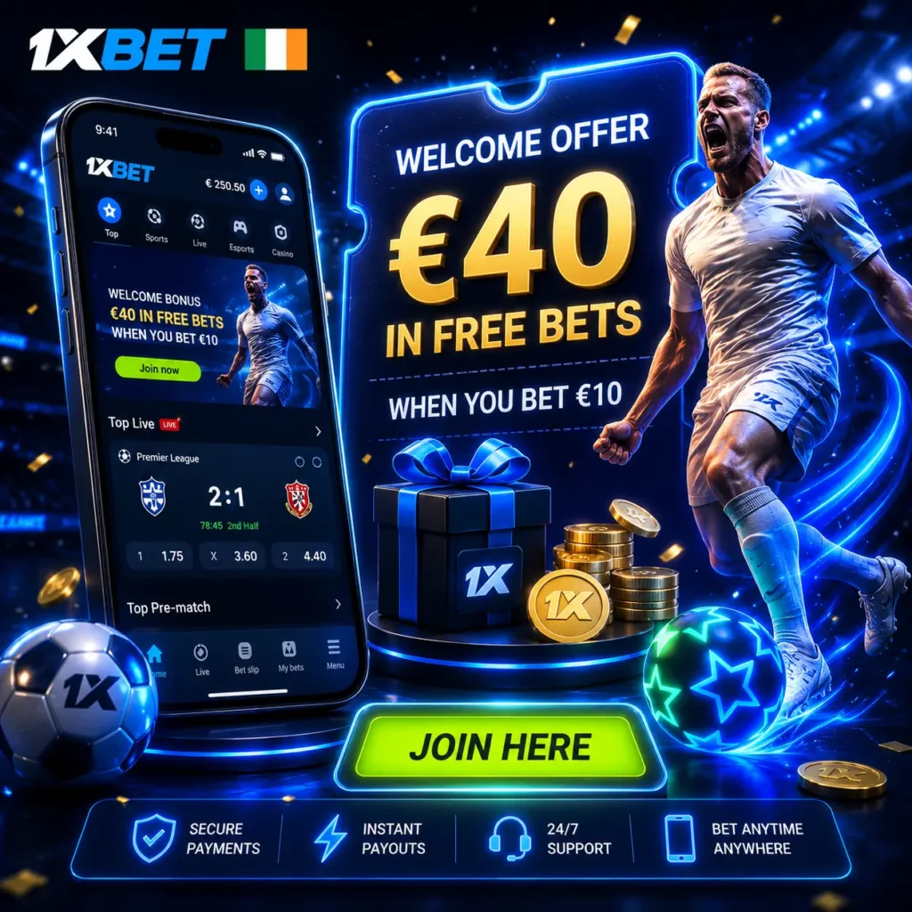 1xbet sports welcome bonus in app